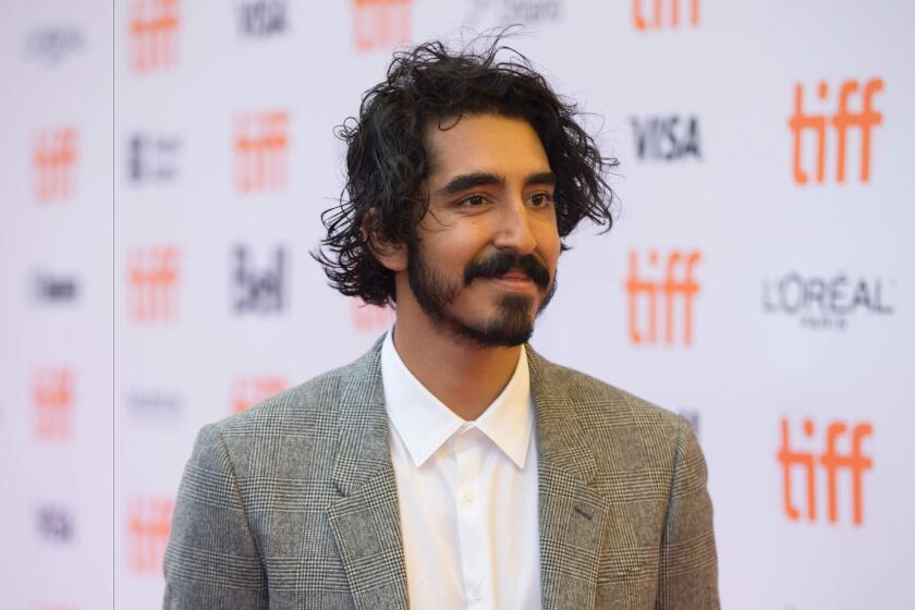 Dev Patel walks the carpet for his new movie "Lion" at the Toronto International Film Festival this week.