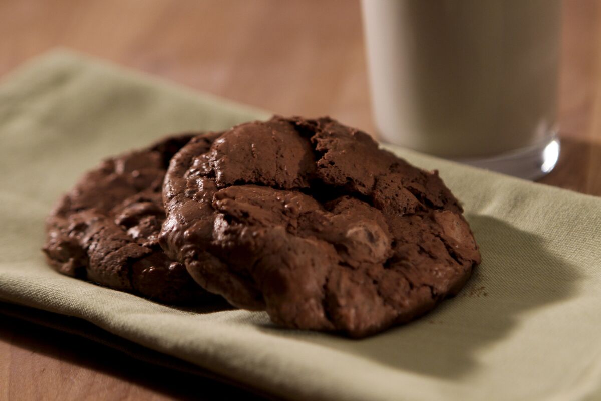 Mocha cookies, adapted from a recipe from Euro Pane bakery.