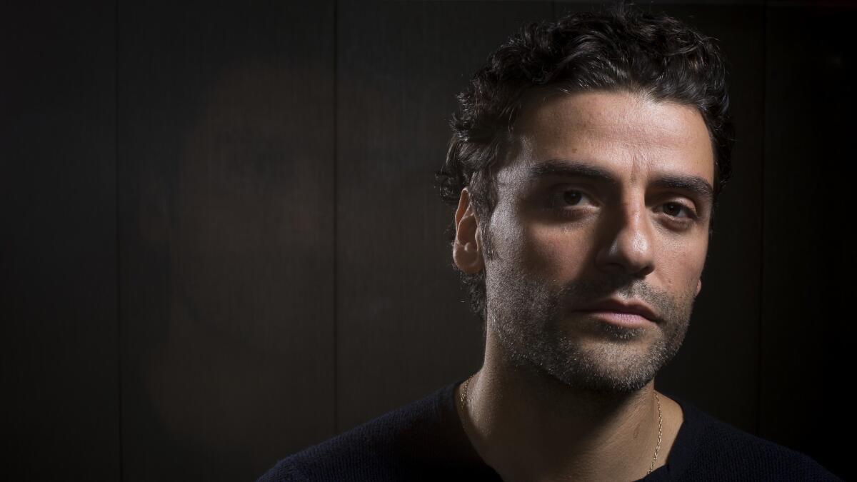 Actor Oscar Isaac in New York City. Isaac stars in the drama "Operation Finale," about the search for Adolf Eichmann, opening Aug. 29.