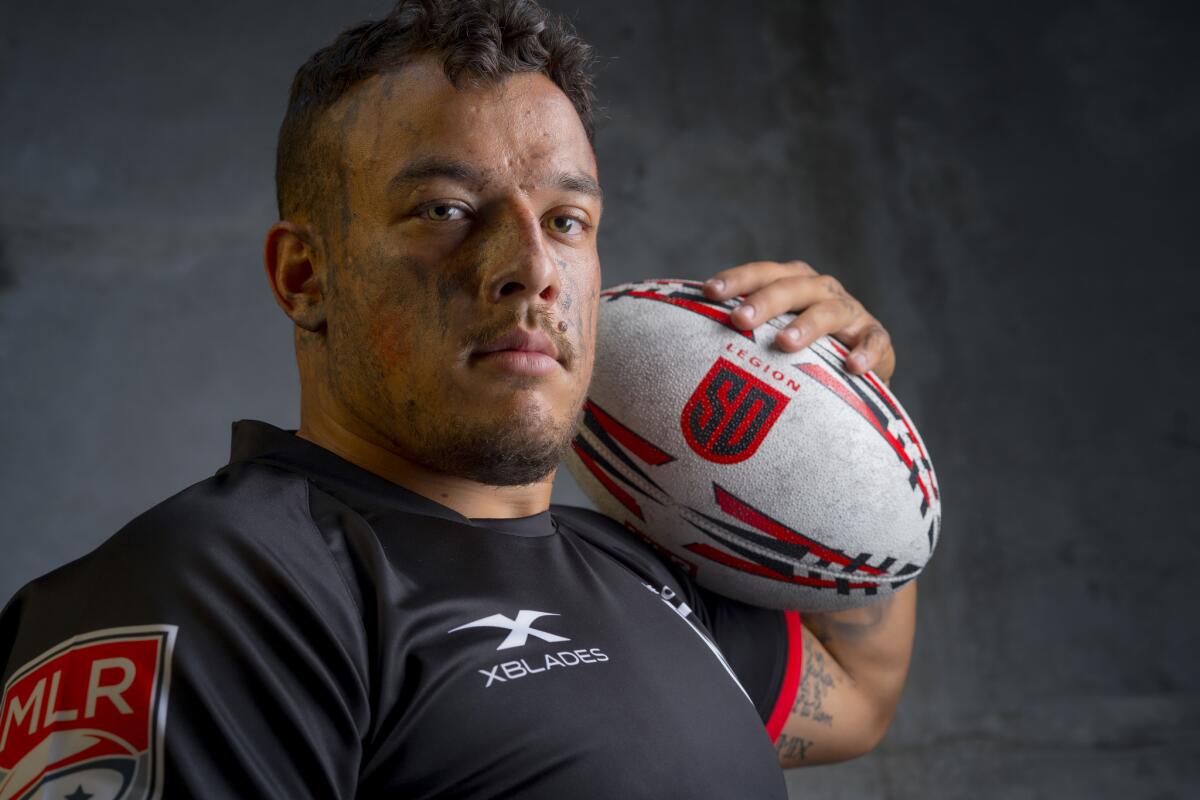 Gil Covey, a San Diego native, is one of the players on the inaugural SD Legion rugby team.