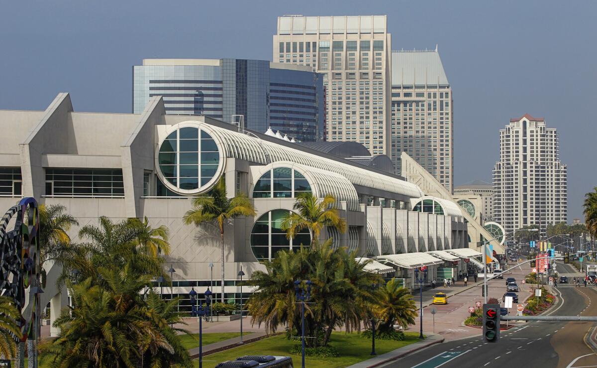  San Diego Convention Center along Harbor Drive.