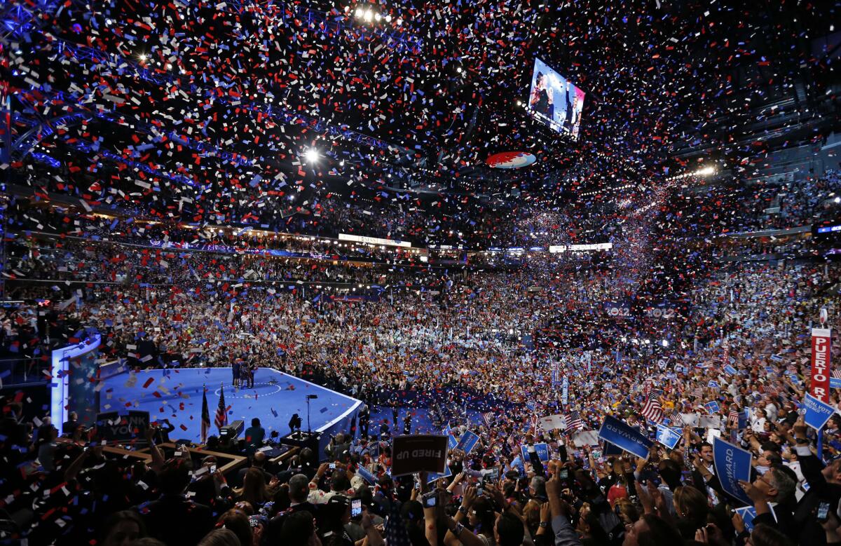 A study of mainstream media coverage since the national political conventions found more positive coverage of President Obama than Republican Mitt Romney. The Democrats ended their convention in Charlotte, N.C., with a blizzard of confetti.