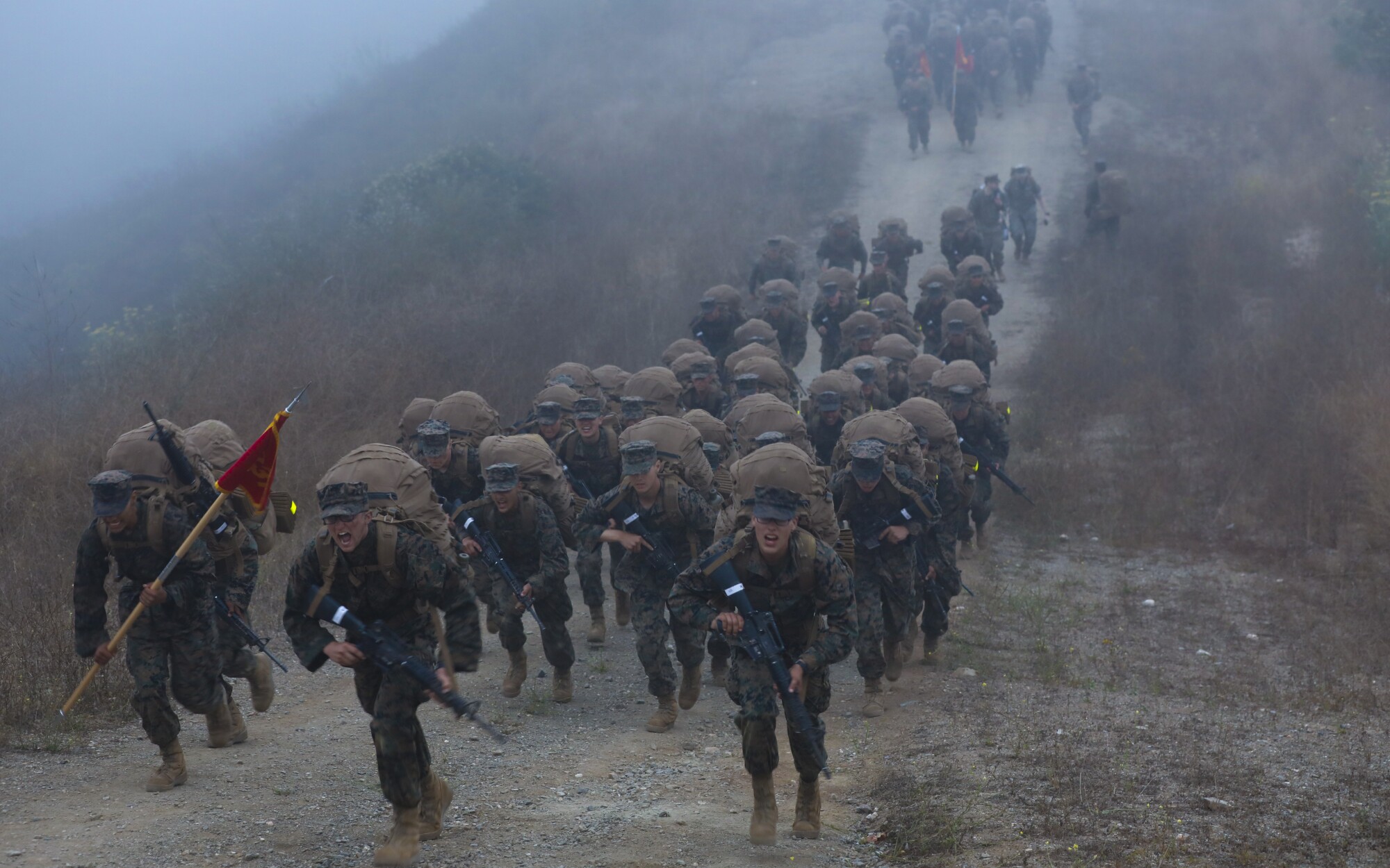 San Diego S Bravo Co Marine Recruits Recover From Covid 19 Complete Boot Camp Milestone The San Diego Union Tribune