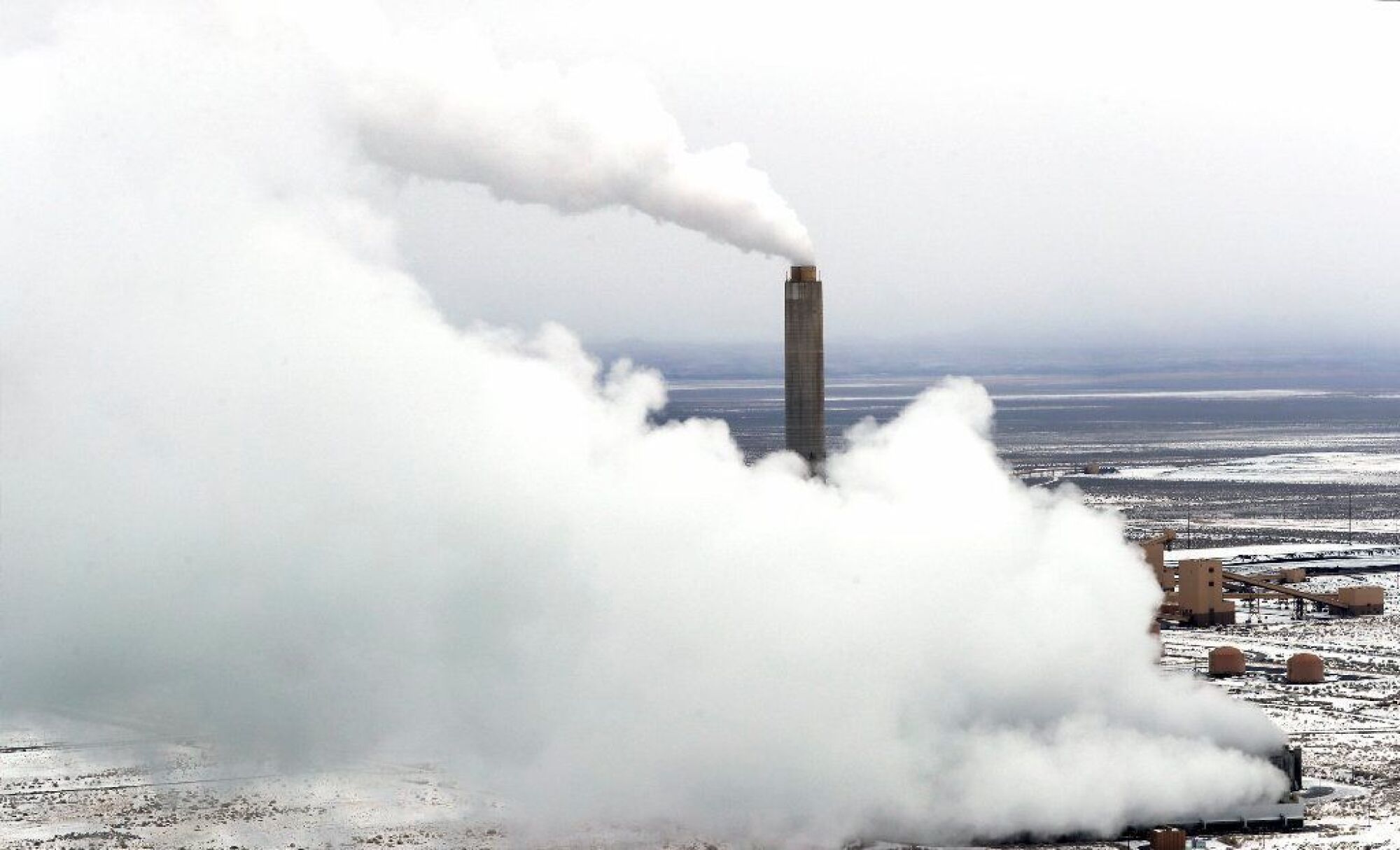 Steam from Intermountain Power Plant