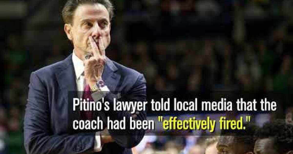 Louisville basketball coach Rick Pitino placed on administrative leave