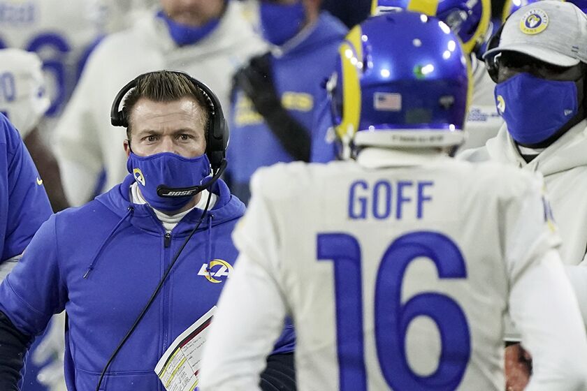 Rams coach Sean McVay led his team to the Super Bowl with Jared Goff as his quarterback, but they failed to recapture the magic of the 2018 season.