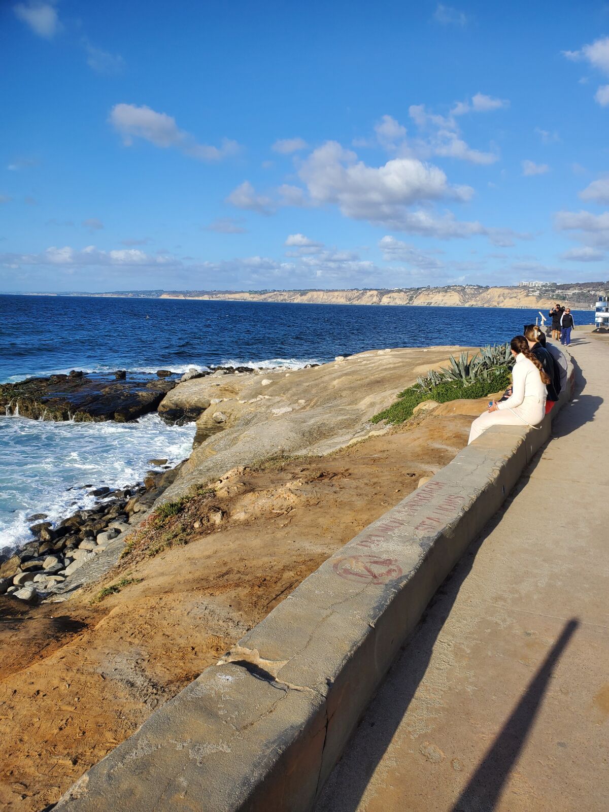 Point La Jolla is again open to the public, but not many people were walking on the bluffs the afternoon of Nov. 2.