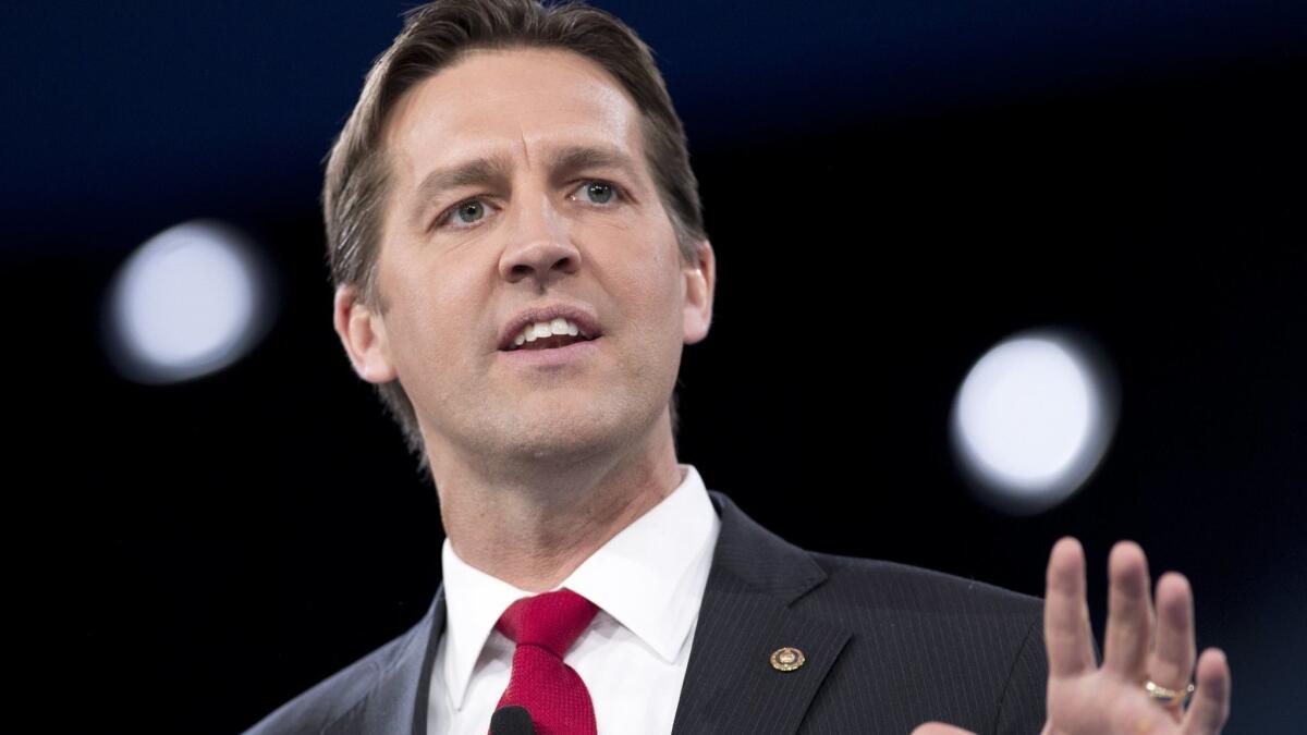 Senator Ben Sasse, Republican of Nebraska, in 2016.