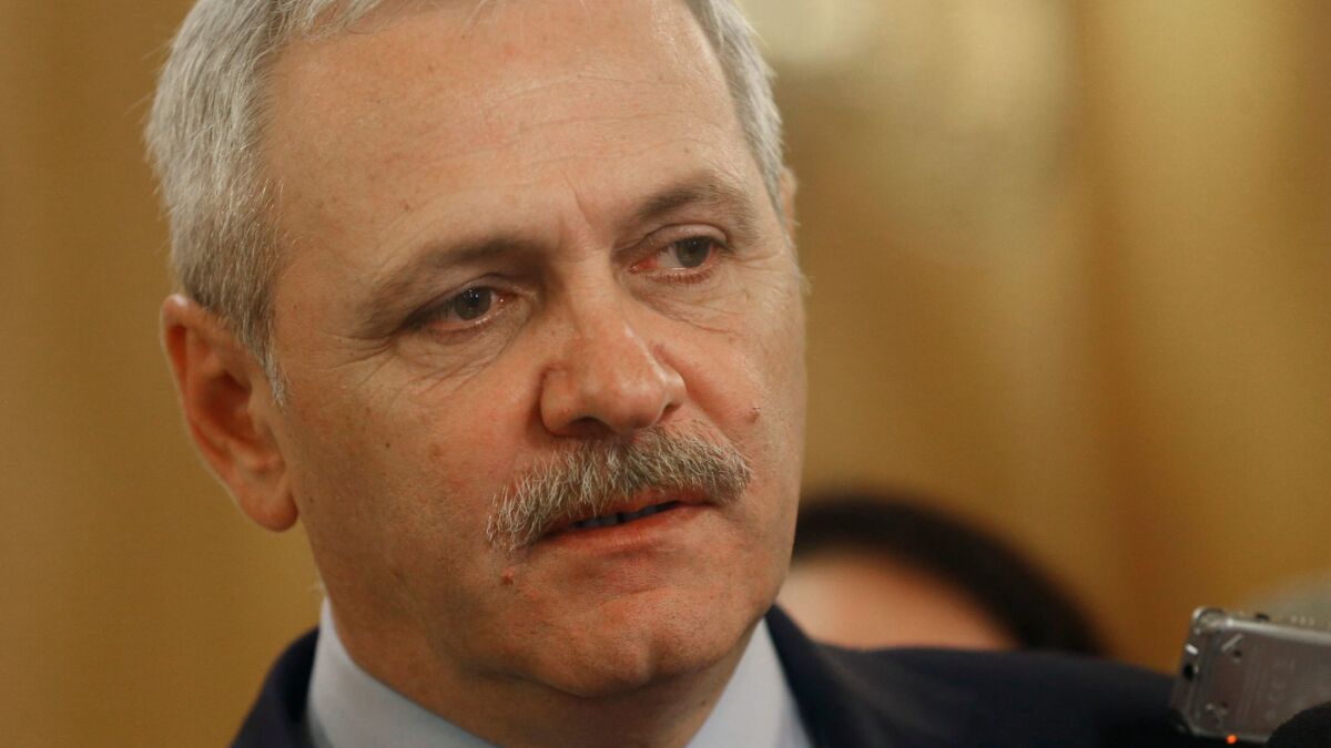 Social Democratic Party leader Liviu Dragnea is on trial on charges of abuse of power.