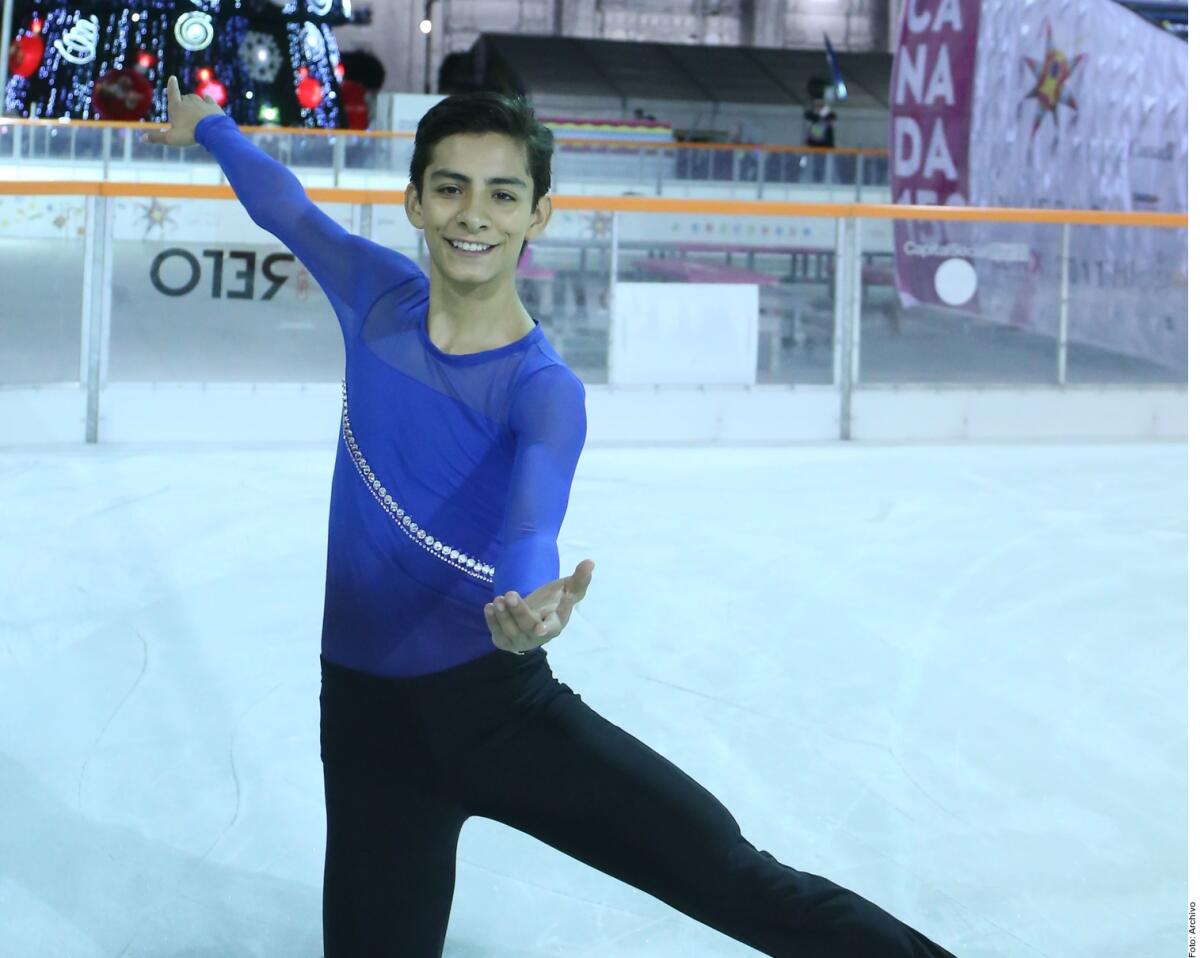 Donovan Carrillo (foto) será el segundo patinador en deslizarse en hielo olímpico 