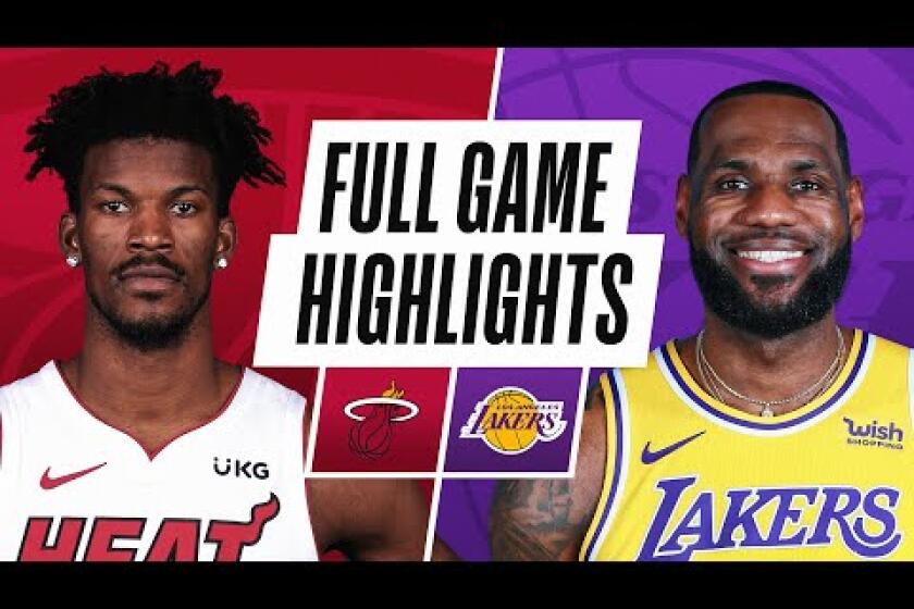 Highlights from Lakers' loss to Miami Heat