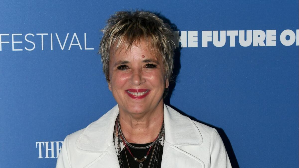 Author Eve Ensler attends the Wall Street Journal's "The Future of Everything Festival" in New York on May 22.