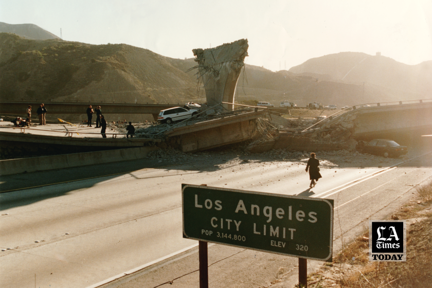 LA Times Today: Dangerous L.A. fault system rivaling the San Andreas tied to recent earthquakes