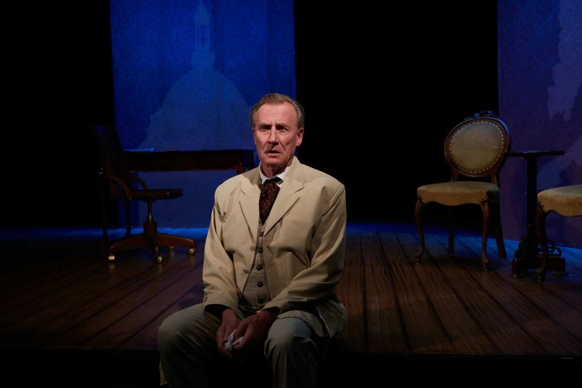 Daniel Gerroll stars in North Coast Repertory Theatre's "Dr. Glas," which opens for on-demand streaming on July 21.