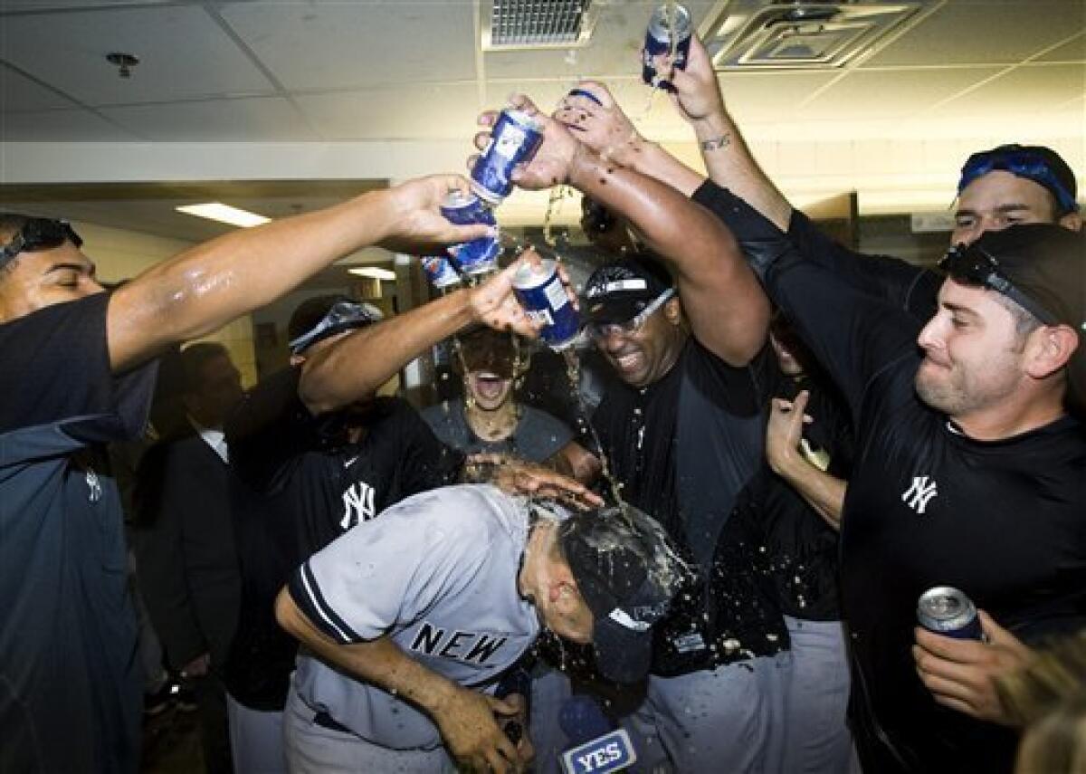 Yankees clinch spot in MLB playoffs  How to get Yankees postseason gear 