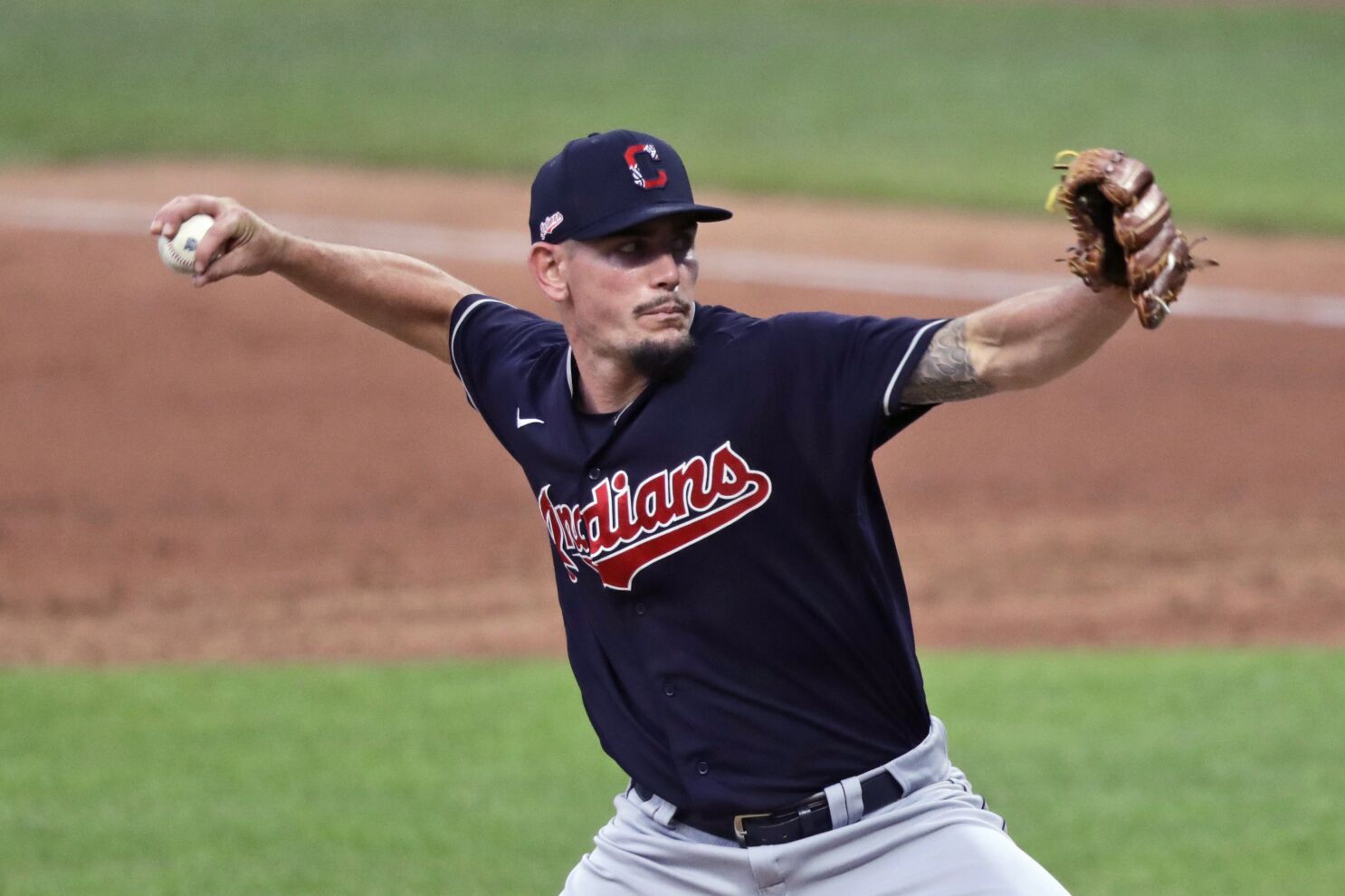 Charlie Sheen Wears 'Major League' Uniform to Cheer Indians