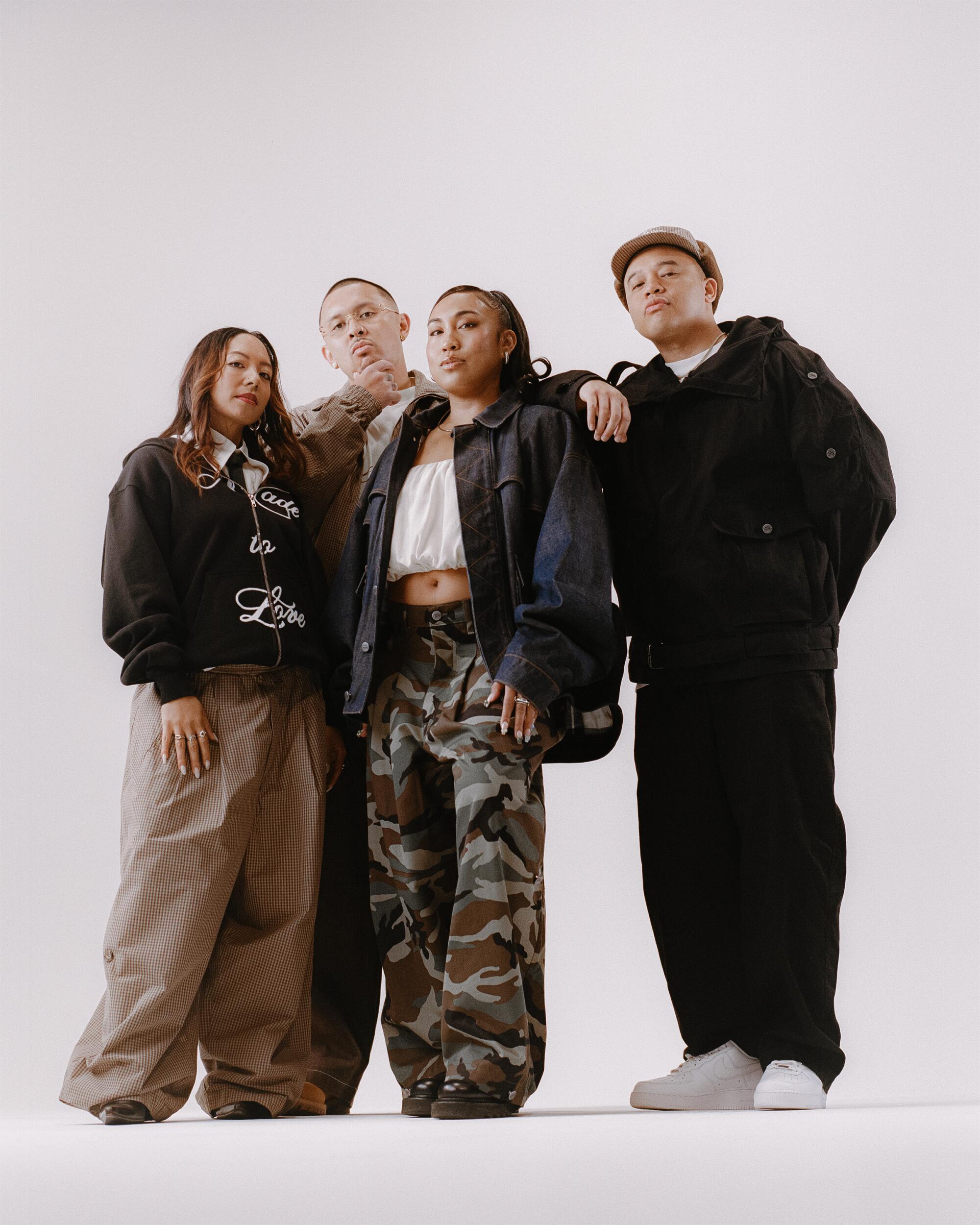 Baryo HiFi co-founders Stephanie Ramos, P-Lo, Micah Mahinay, and Miles Canares