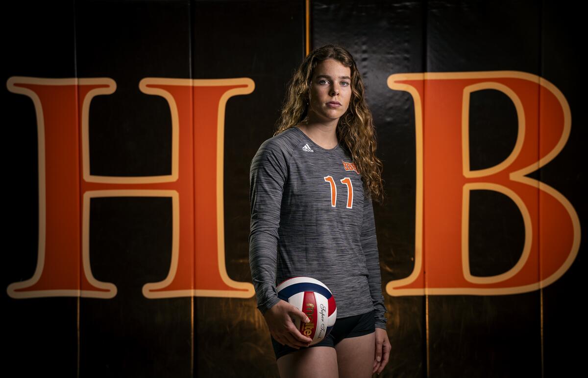 Huntington Beach's Haylee LaFontaine is the Daily Pilot Girls' Volleyball Dream Team Player of the Year.