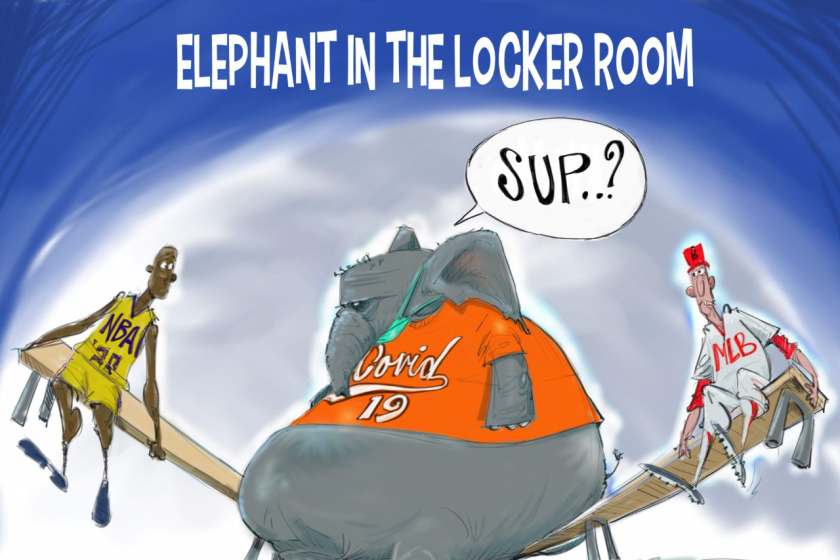 The elephant in the room for the NBA and MLB.