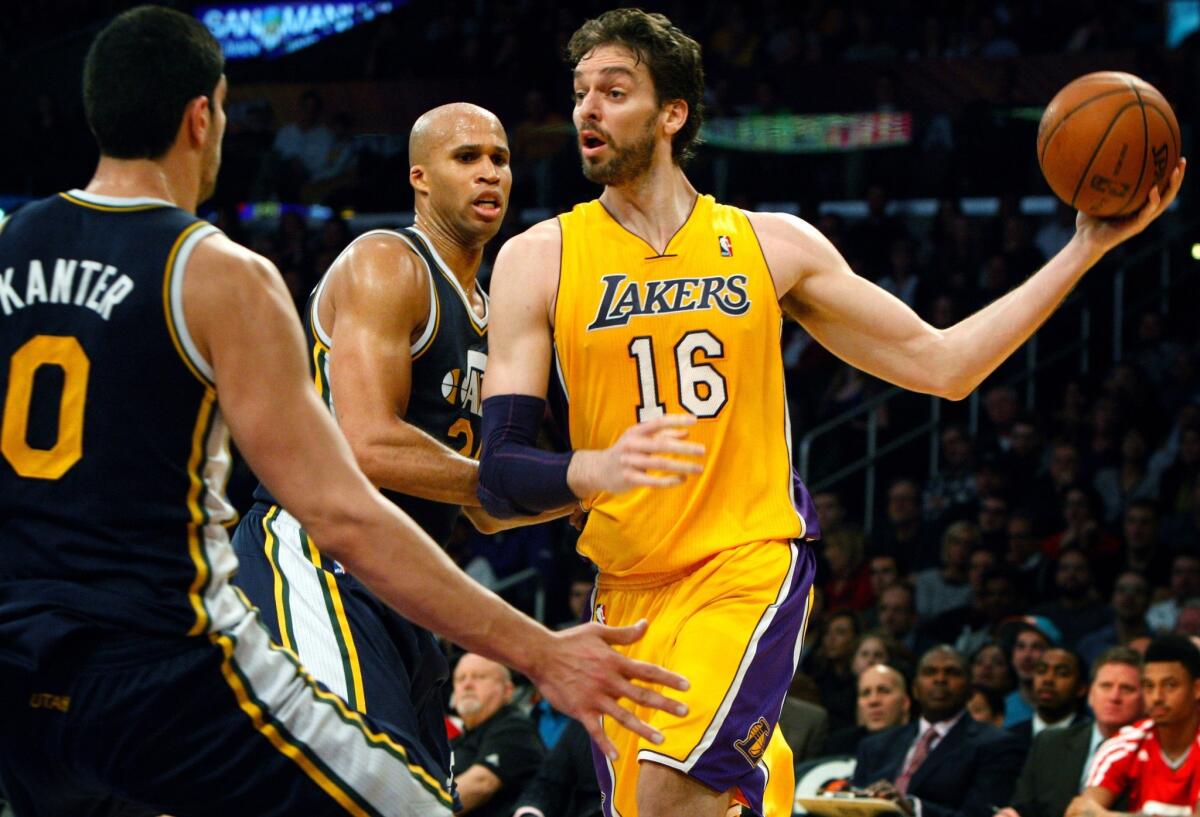 Lakers power forward Pau Gasol may -- or may not -- be headed out of town in exchange for Cleveland's Andrew Bynum.