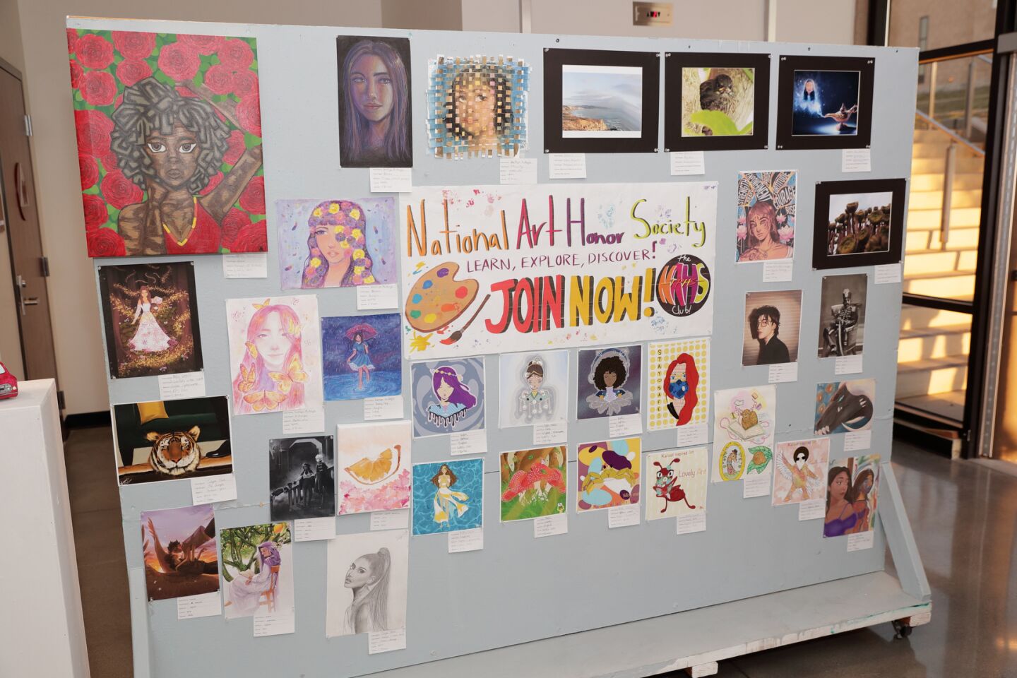 Projects created by National Art Honor Society Members