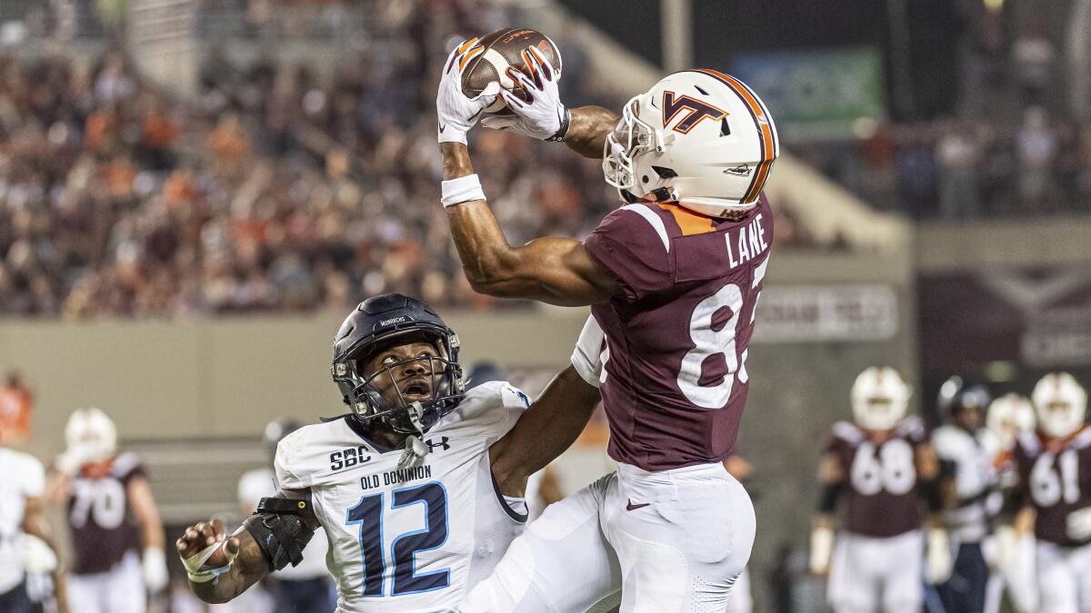 College Football Scores: Old Dominion Shocks No. 13 Virginia Tech - The New  York Times