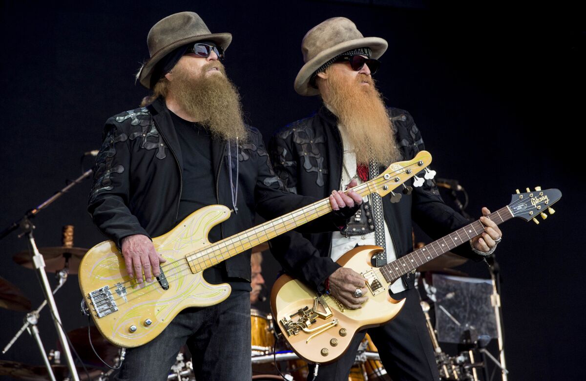 ZZ Top: Bearded Dusty Hill in his sleep at The San Diego Union-Tribune