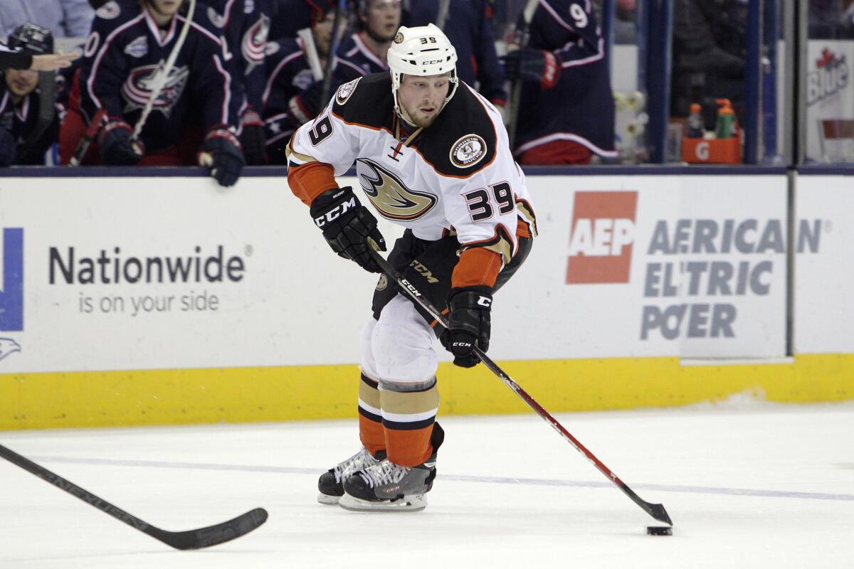 Ducks forward Matt Beleskey returned to practice Tuesday after missing the last three game with a lower-body injury.