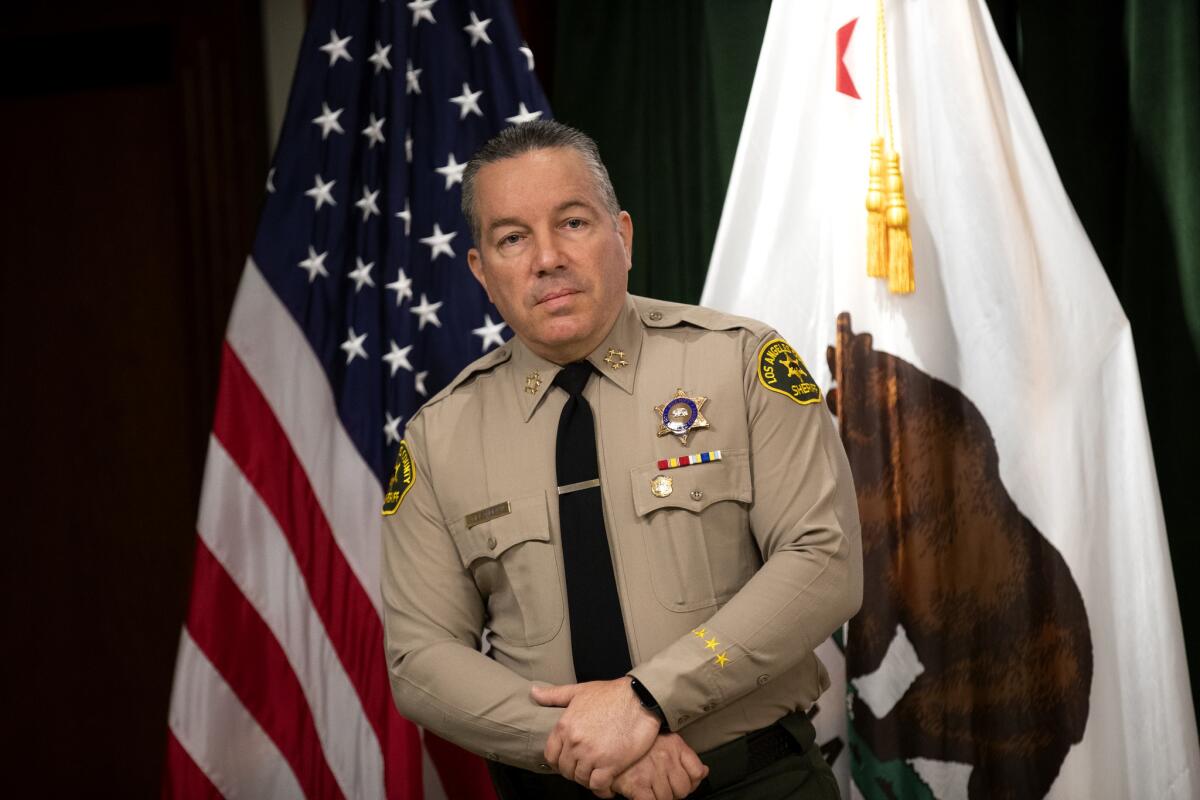 L.A. County Sheriff Alex Villanueva faces criticism for not handing over records to watchdog agencies.