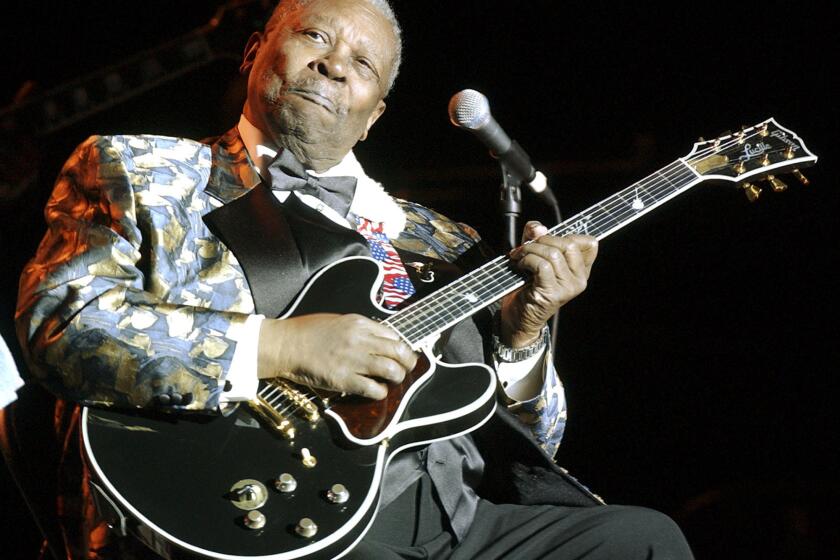 B.B. King performs in Lowell, Mass., in 2005.