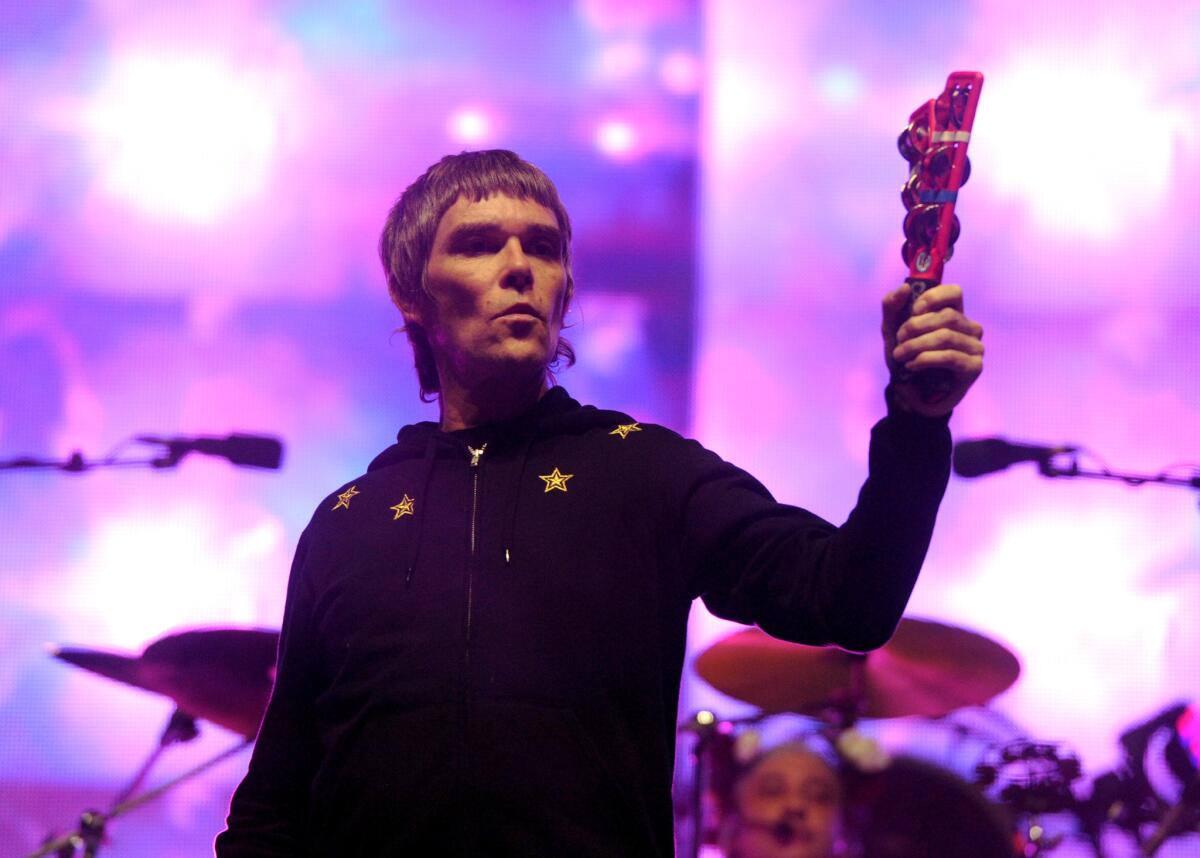 Singer Ian Brown and the Stone Roses will have a different starting time for Weekend 2 of Coachella.
