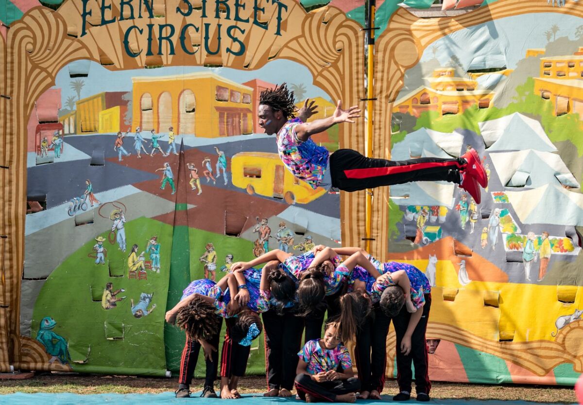 A photo of Fern Street Circus Neighborhood Tour