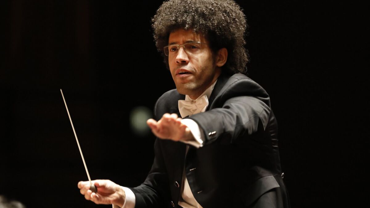 Rafael Payare assumed his duties as the San Diego Symphony's music director last fall.