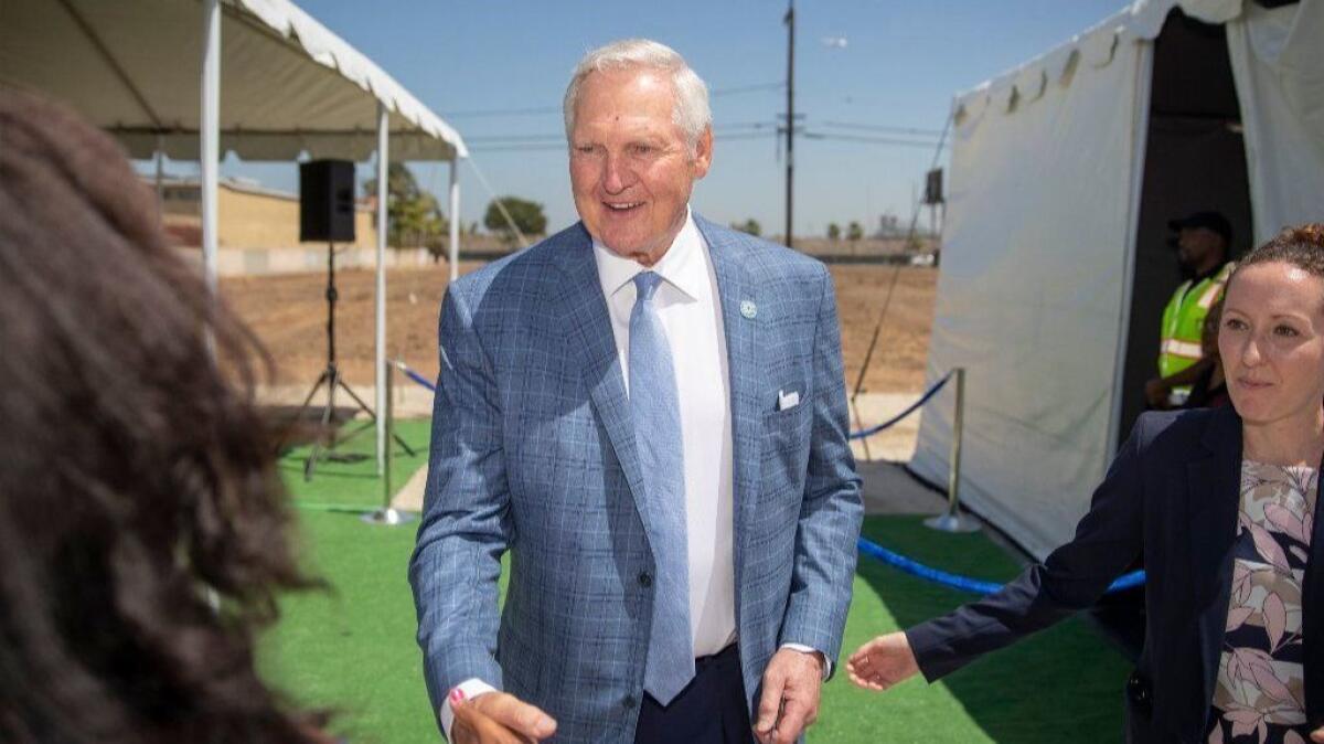 Jerry West, the legendary Lakers player and current Clippers executive, has listed a Playa Vista home he owns in a trust for sale at $2.299 million.