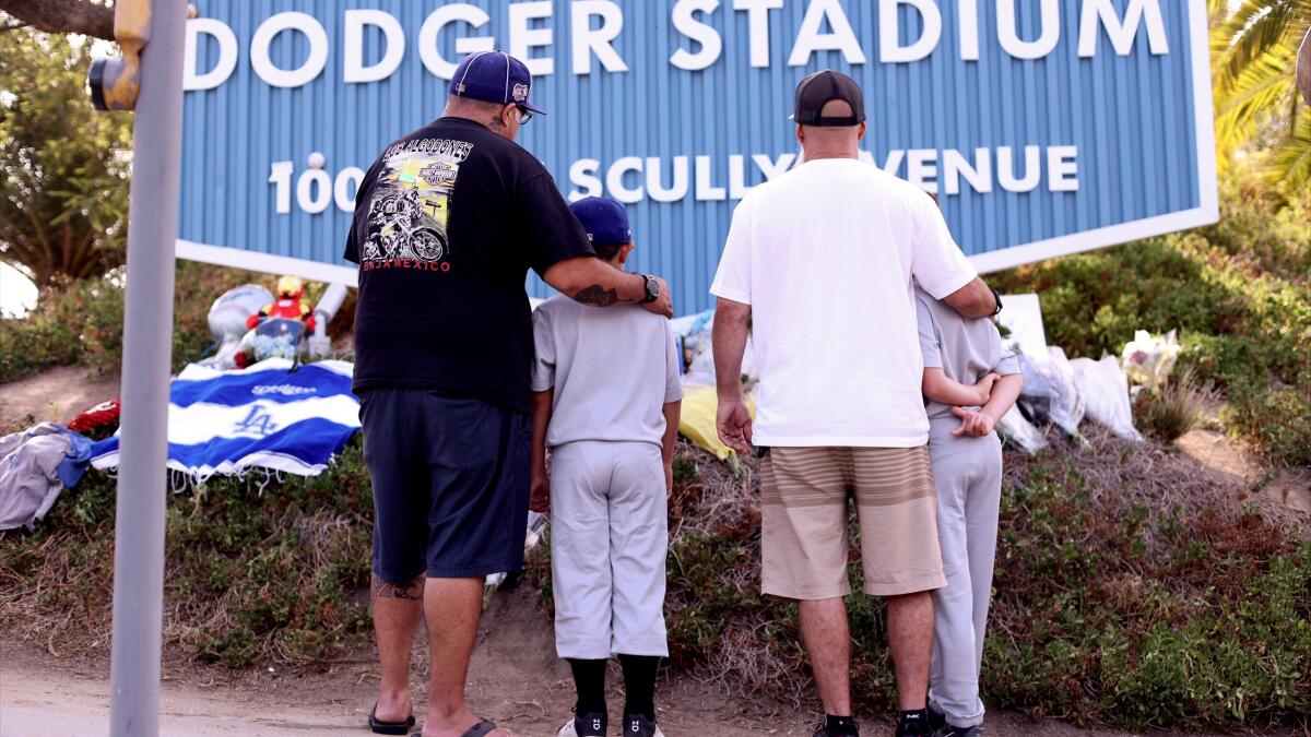 Presenting 'Los Dodgers,' dressed in blue from head to toe - Los Angeles  Times