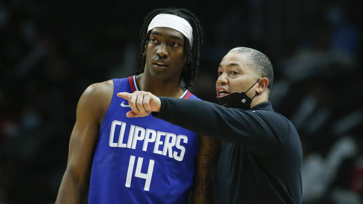 Terance Mann embodies Clippers' fighting spirit in playoffs - Los Angeles  Times