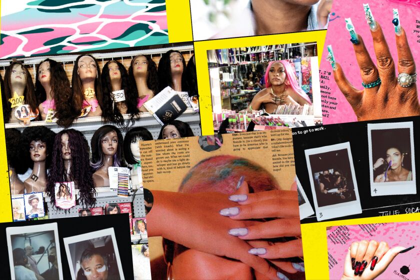 collage of beauty zine images