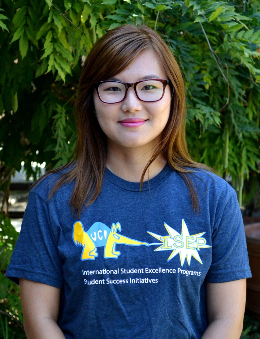 Grace Lee, a UC Irvine student, is one of 12 women to receive an American Assn. of University Women scholarship.
