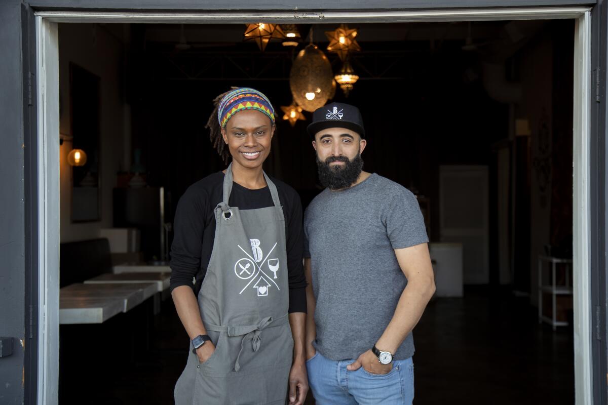 Chef Lenora Marouani and her husband Adnen own Barsha restaurant in Hermosa Beach.