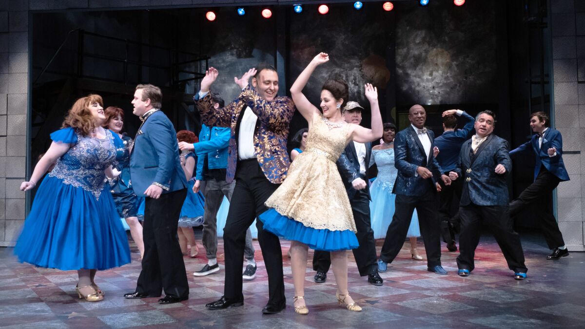 A scene from “33 1/3 - House of Dreams,” which made its world premiere in August 2019 at San Diego Repertory Theatre.