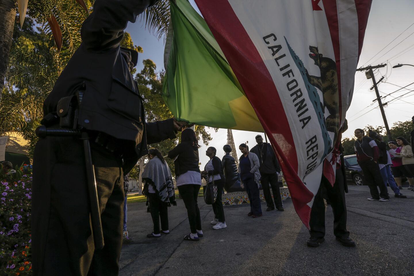 Californians cast their ballots in 2016 presidential election