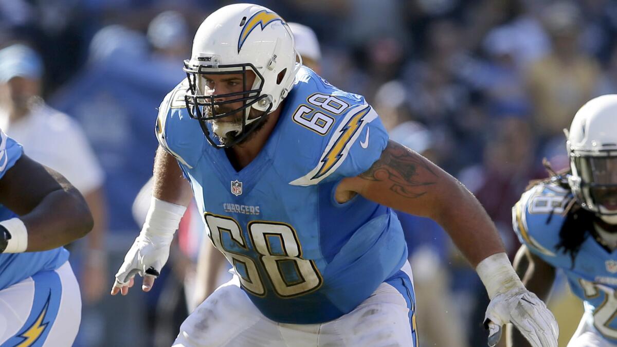 Matt Slauson (68) has been a starting guard and center in the NFL.