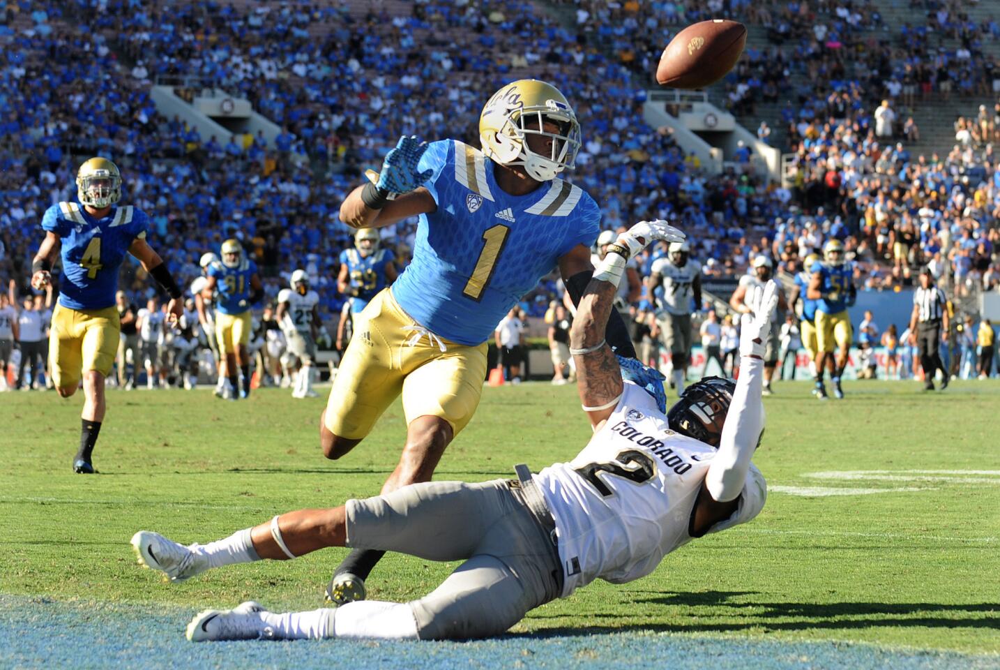 UCLA's weary defense puts finish on Bruins' win over Colorado, 35-31