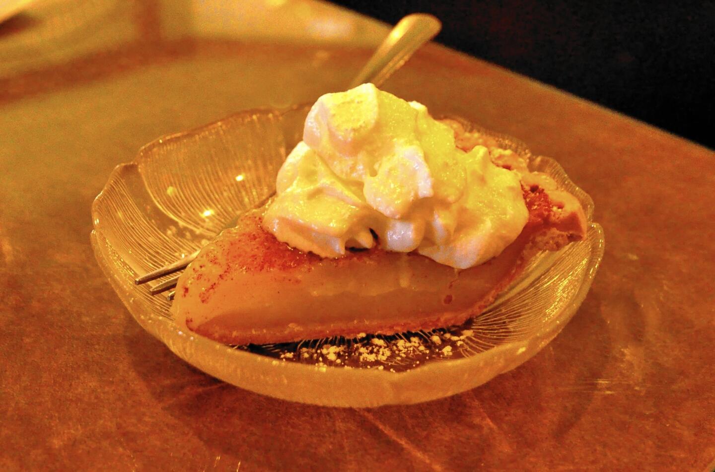 Sugar cream pie, also called Hoosier pie and Amish pie, can be found on dessert menus across Indiana.