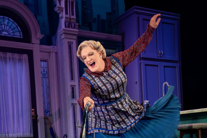 Rob McClure in the national tour of "Mrs. Doubtfire."