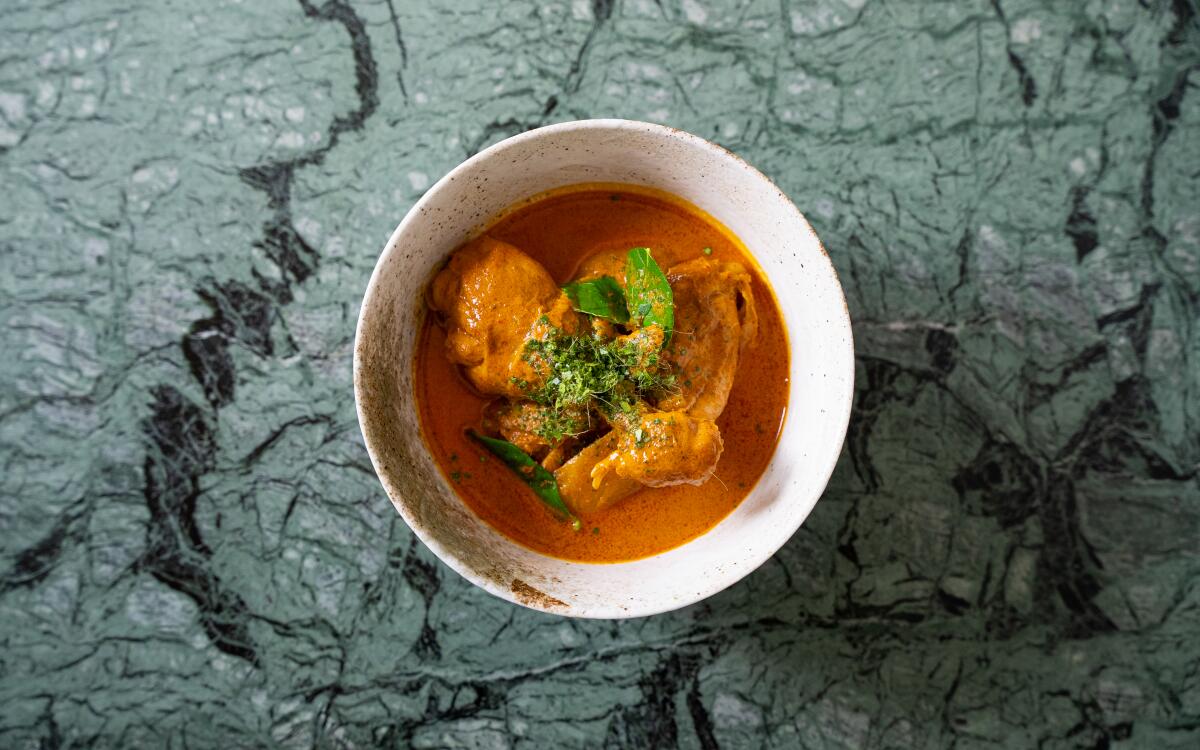 Mum's chicken curry from Candlenut restaurant in Singapore.