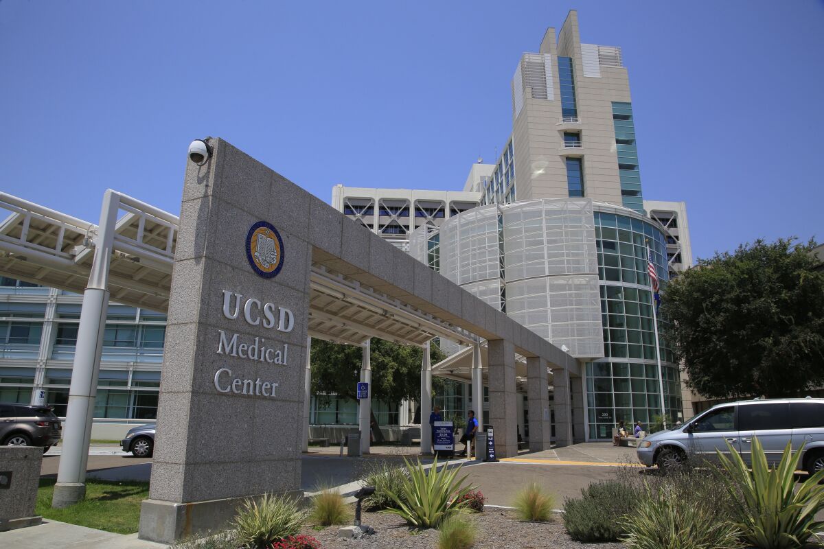 A patient said in a lawsuit that he awoke during surgery at UC San Diego Medical Center in Hillcrest.
