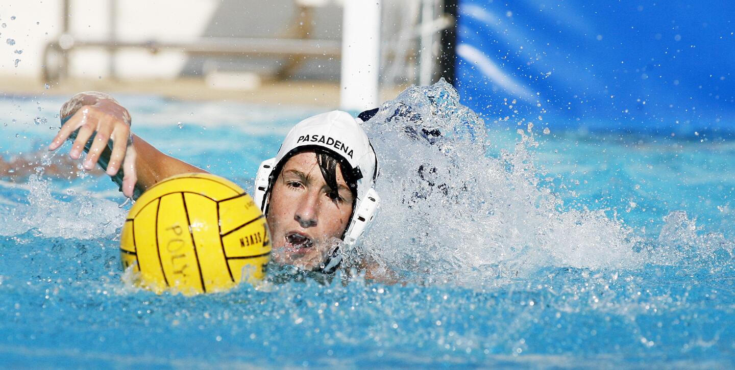 Pasadena Poly v. Pasadena non-league boys water polo