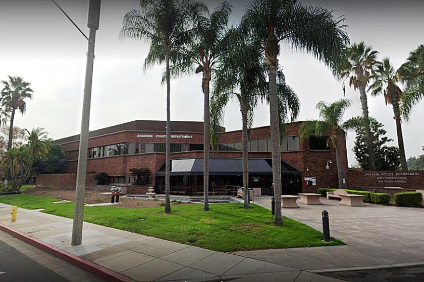 Google street view of Anaheim Police Department 415 Harbor Blvd.