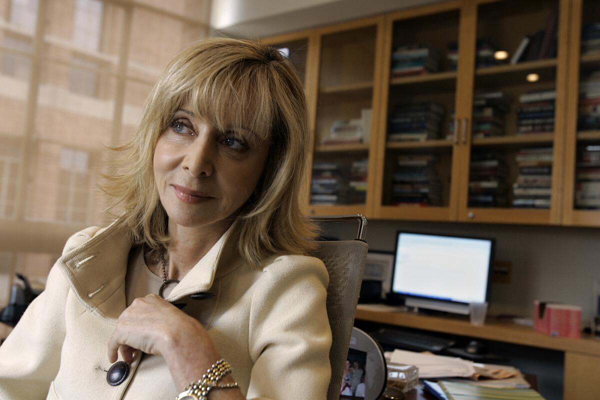 Dean Judy Olian of the UCLA Anderson School of Management promises improvements in the treatment of women faculty.